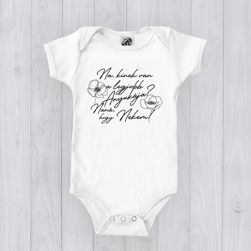 Na kinek van a legjobb anyukája? (Pipacsos) - Babaruha