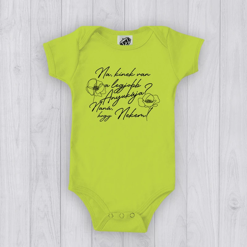 Na kinek van a legjobb anyukája? (Pipacsos) - Babaruha