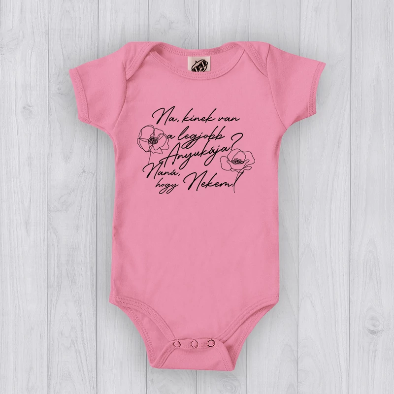 Na kinek van a legjobb anyukája? (Pipacsos) - Babaruha