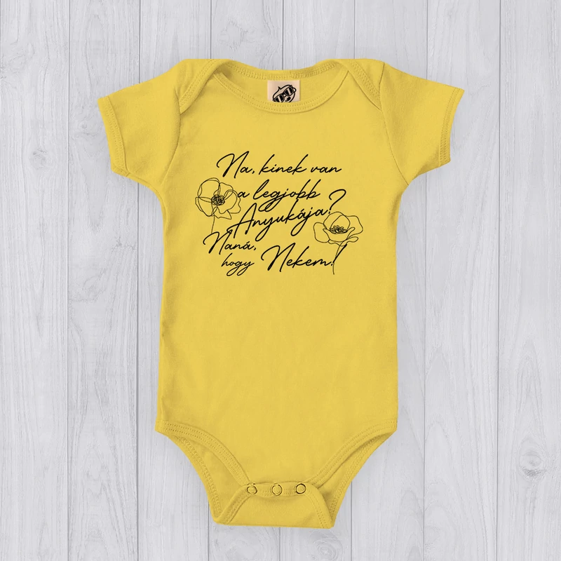 Na kinek van a legjobb anyukája? (Pipacsos) - Babaruha