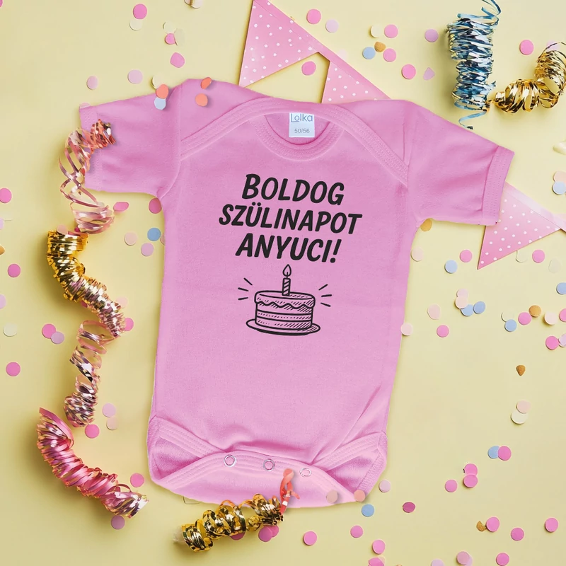 Boldog szülinapot Anyuci! (Tortával) - Babaruha