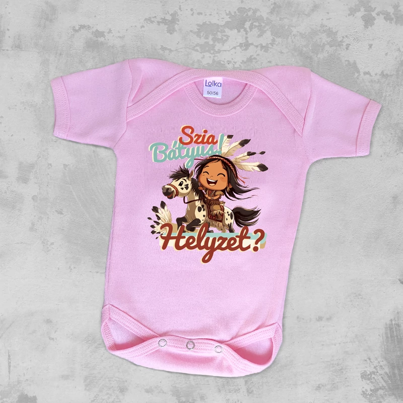 Szia bátyus, helyzet? (Póni hátán) - Babaruha
