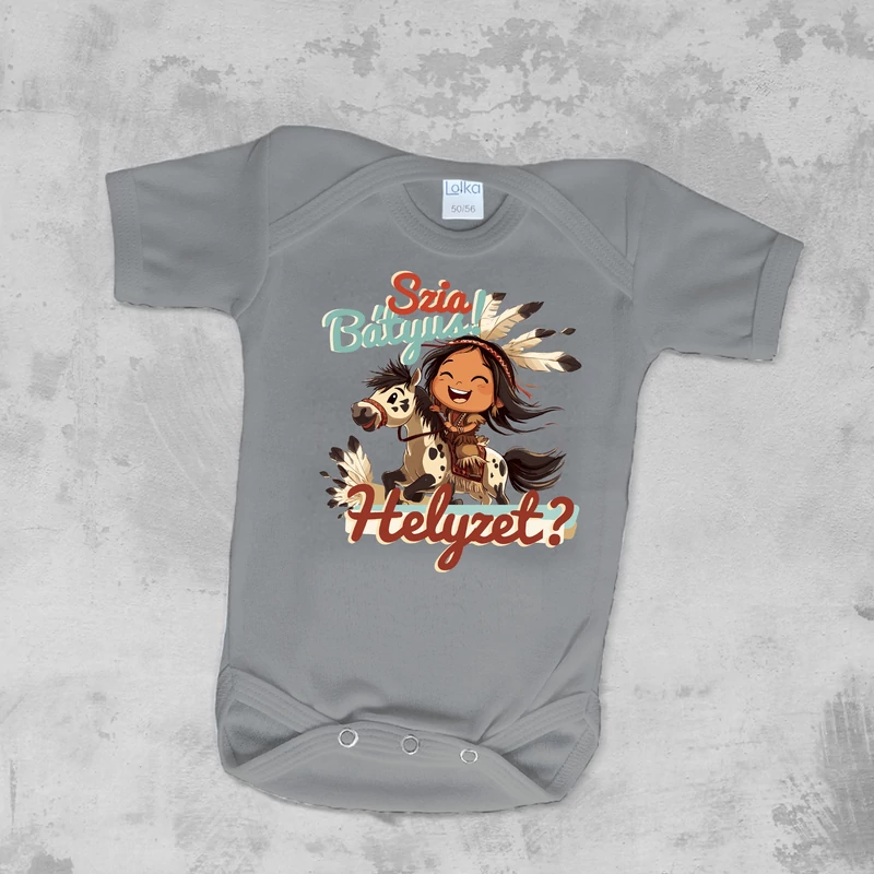 Szia bátyus, helyzet? (Póni hátán) - Babaruha