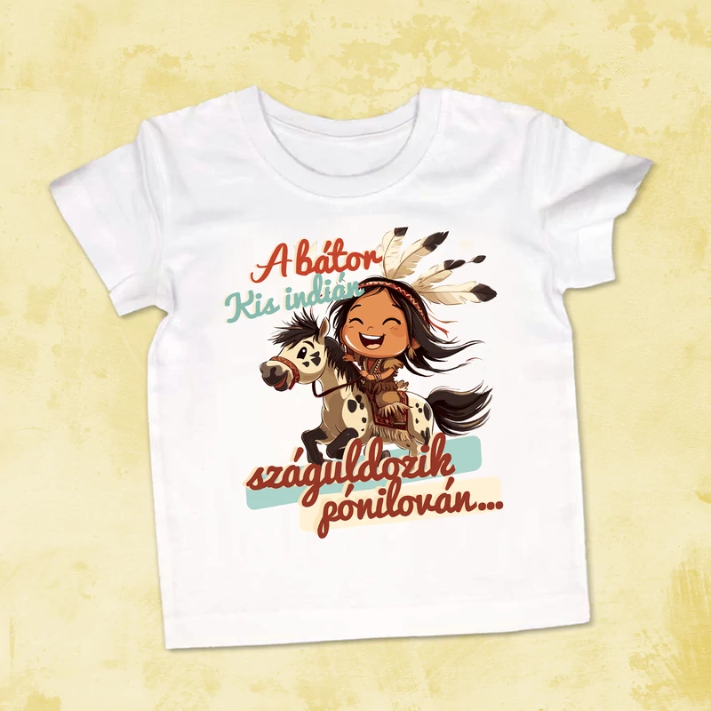 Bátor kis indián - Gyerek póló