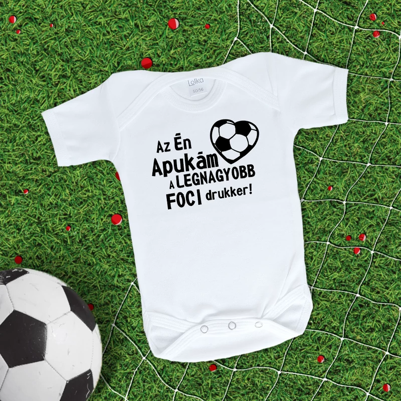 Az én apukám a legnagyobb foci drukker! - Babaruha