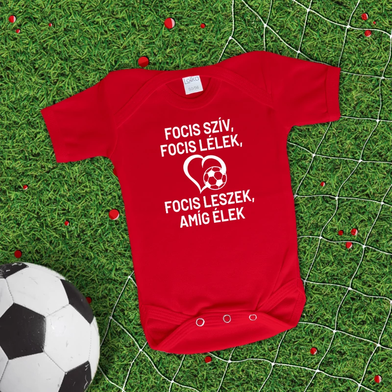 Focis szív, focis lélek (Foci szívvel) - Babaruha
