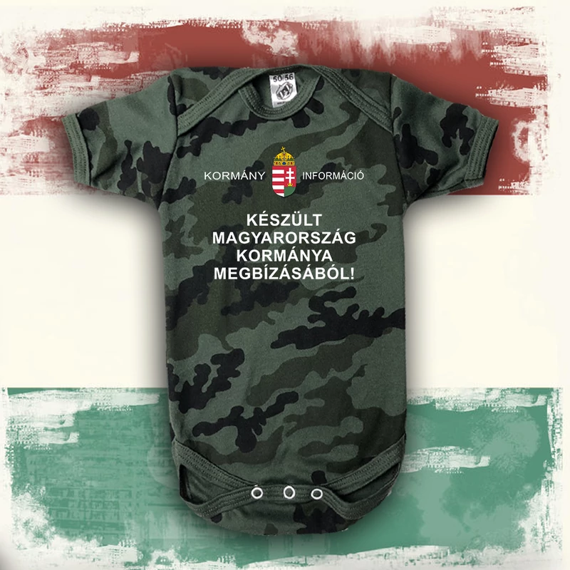 Készült Magyarország Kormánya megbízásából (Terepmintás) - Babaruha
