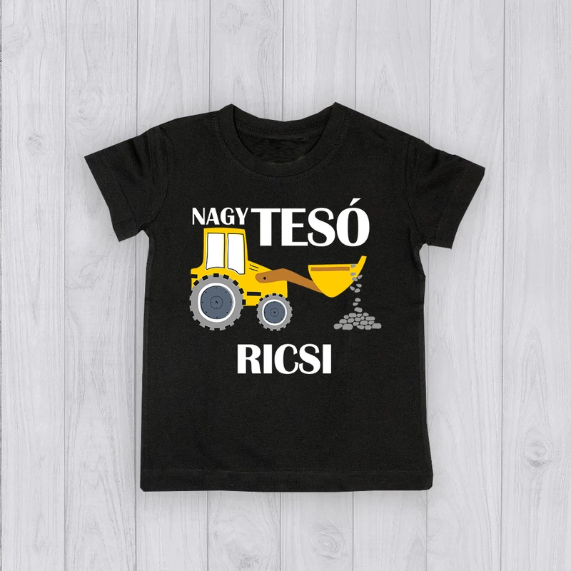 Nagytesó (Markoló) - Gyerek póló (Egyedi névvel)
