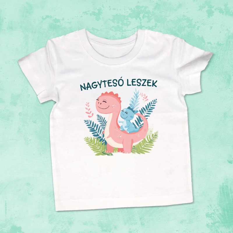 Nagytesó leszek (Tesósaurusok ) - Gyerek póló
