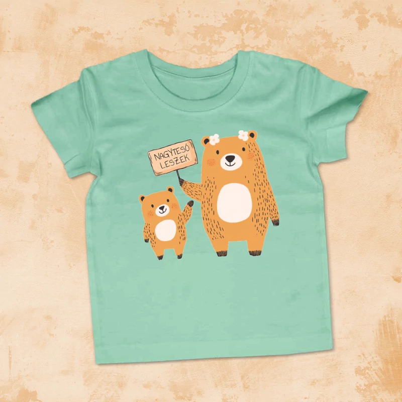 Nagytesó leszek (Macitesók, masnival vagy masni nélkül) - Gyerek póló