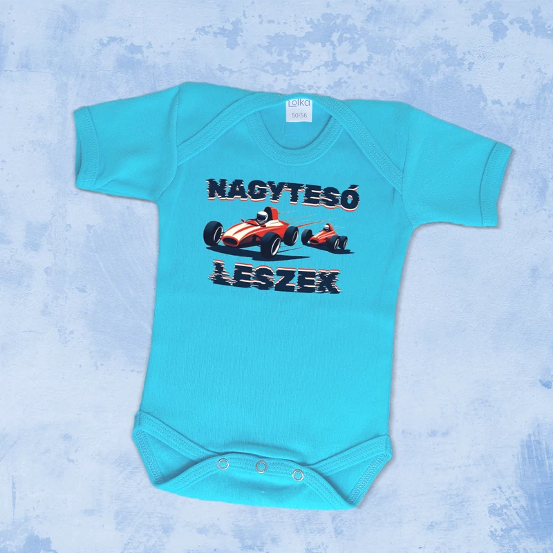 Nagytesó leszek (Versenyautók) - Babaruha