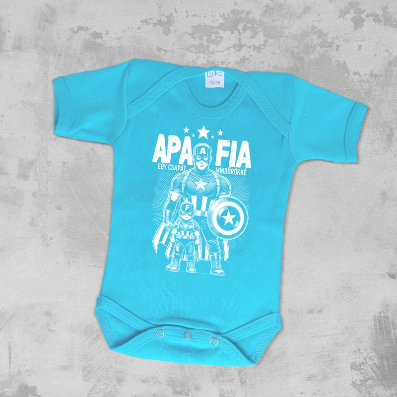 Apa és Fia egy csapat, mindörökké - Babaruha (Szuperhősök)