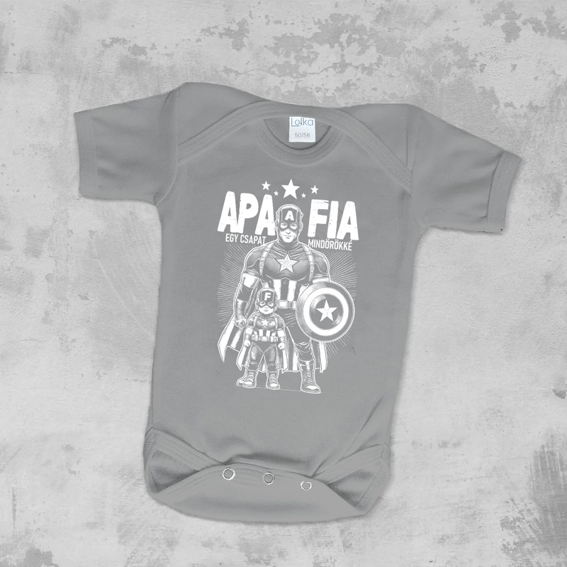 Apa és Fia egy csapat, mindörökké - Babaruha (Szuperhősök)