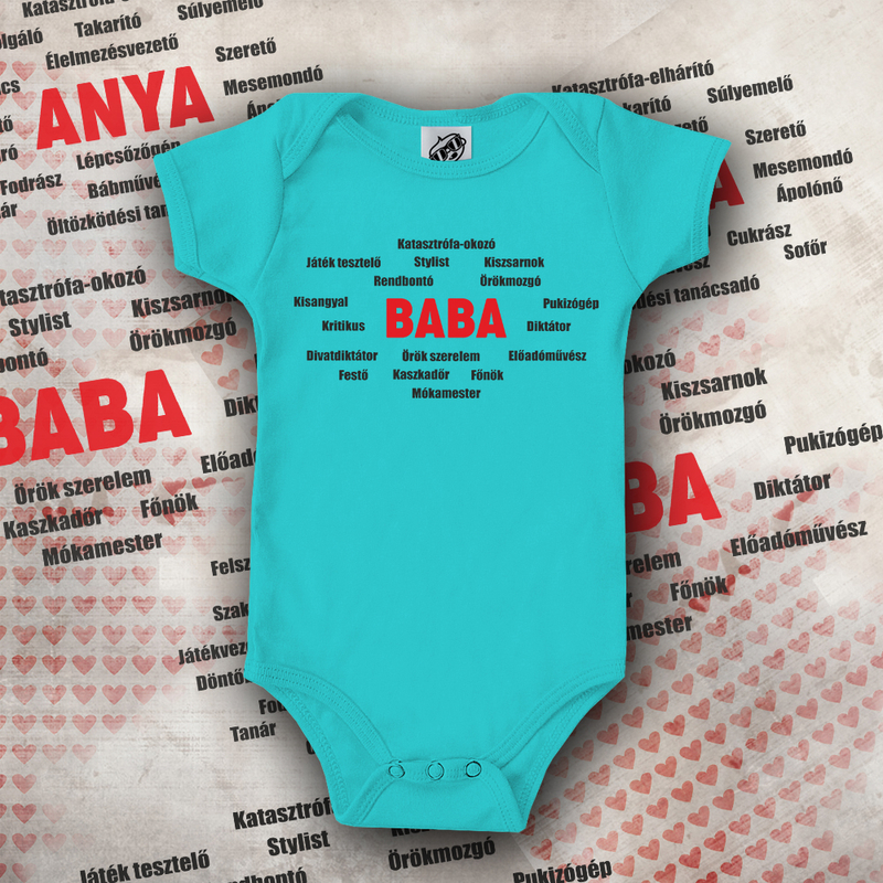 Baba listája babaruha (türkiz)