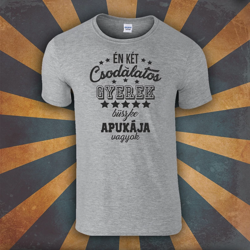 2 Csodálatos gyerek büszke apukája (Szürke))