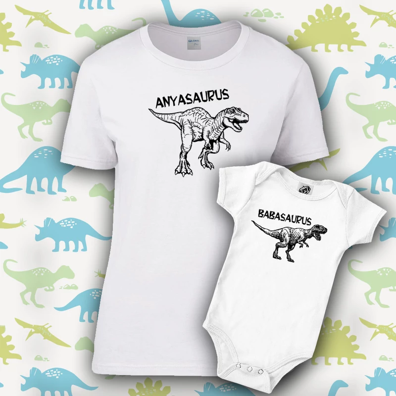 Anyasaurus Családi (Fehér - fehér)