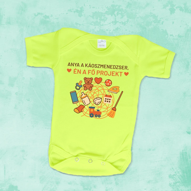 Anya a káoszmenedzser, én a fő projekt (színes) - Babaruha