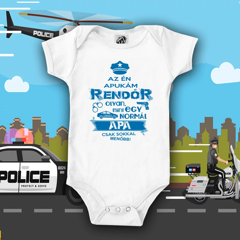 Rendőr Apuka - Babaruha