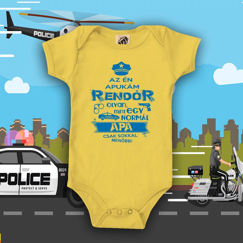 Rendőr Apuka - Babaruha