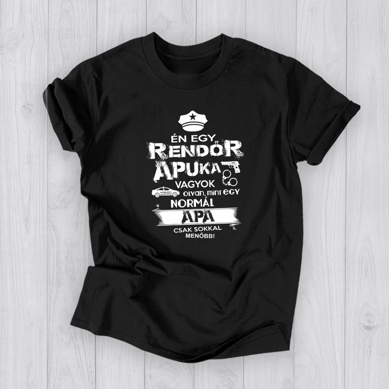 Rendőr apuka vagyok (Fekete)