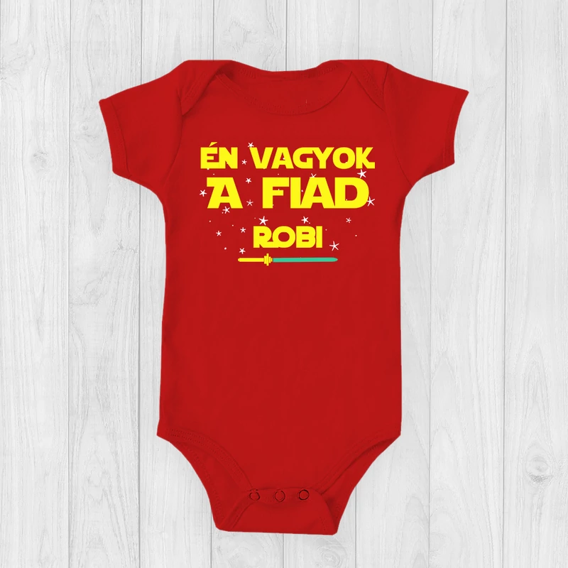 Én vagyok a fiad! (Egyedi névvel) - Babaruha