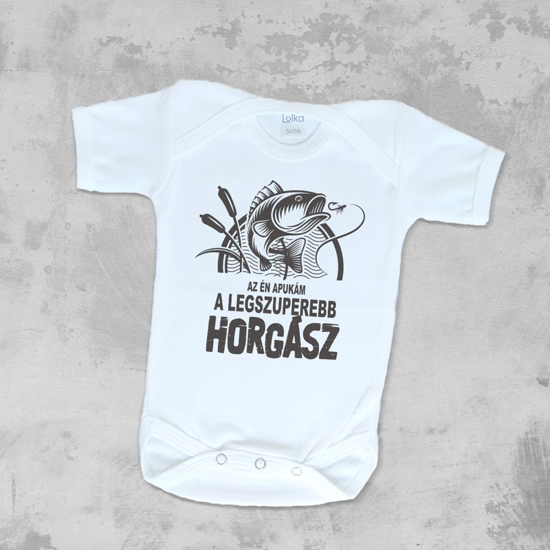 Az én apukám a legszuperebb horgász - Babaruha