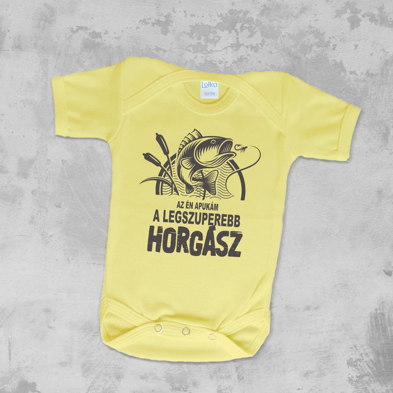 Az én apukám a legszuperebb horgász - Babaruha
