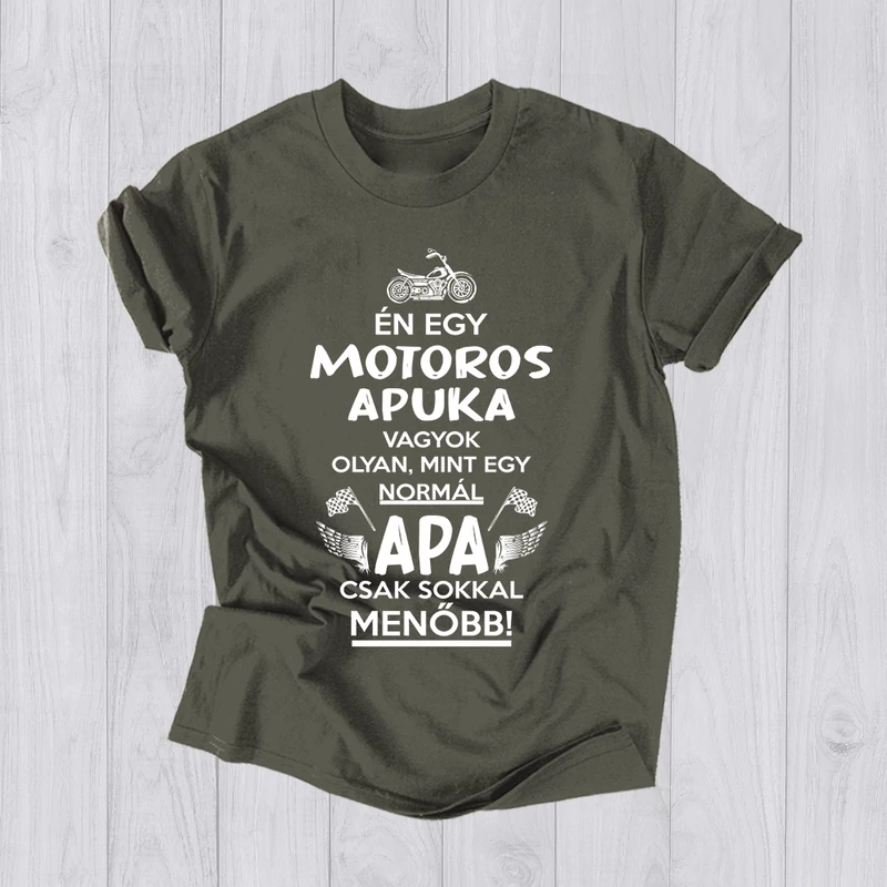 Motoros apuka vagyok - Férfi póló