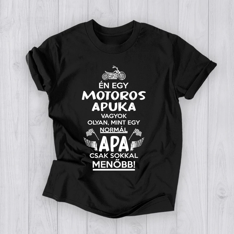 Motoros apuka vagyok - Férfi póló