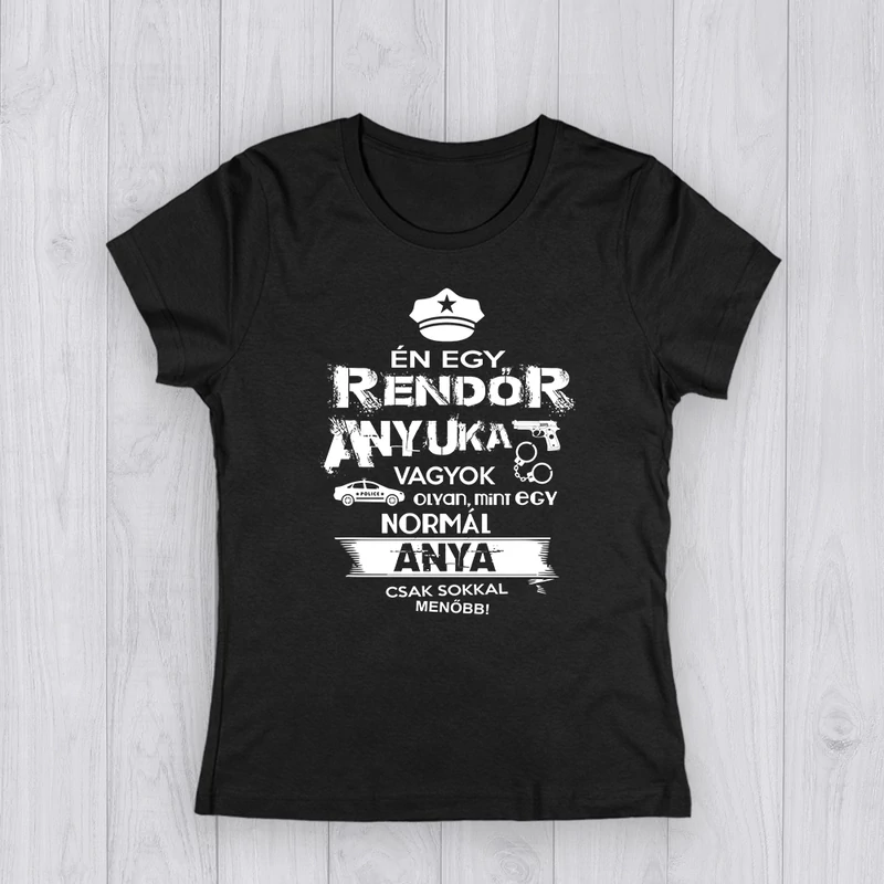 Rendőr anyuka vagyok (Fekete)