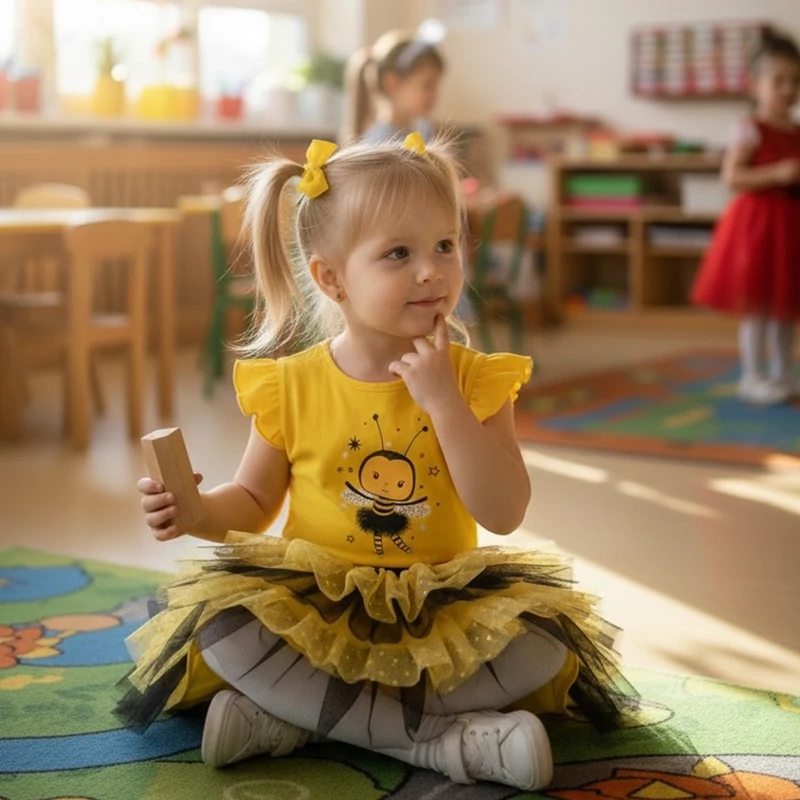 Méhecske Fodros - Tütü szett