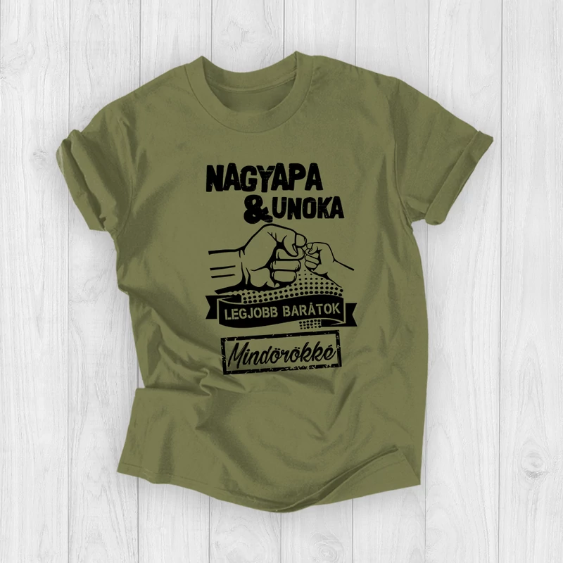 Nagypapa és unoka legjobb barátok - Férfi póló