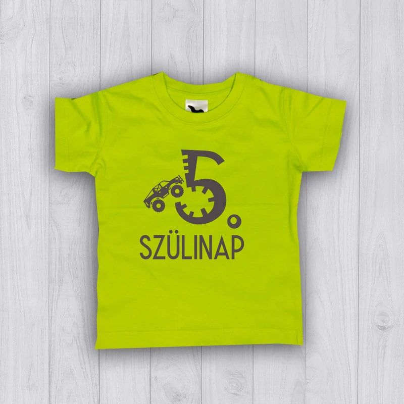 1.) Neon zöld