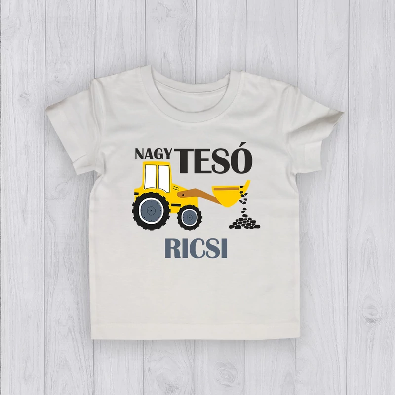 Nagytesó (Markoló) - Gyerek póló (Egyedi névvel)