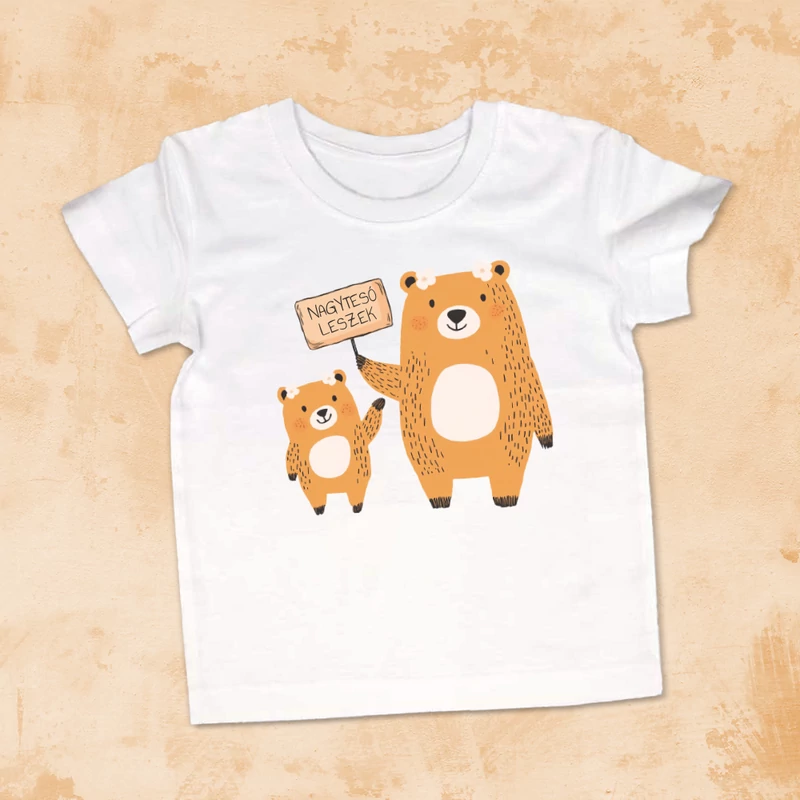 Nagytesó leszek (Macitesók, masnival vagy masni nélkül) - Gyerek póló