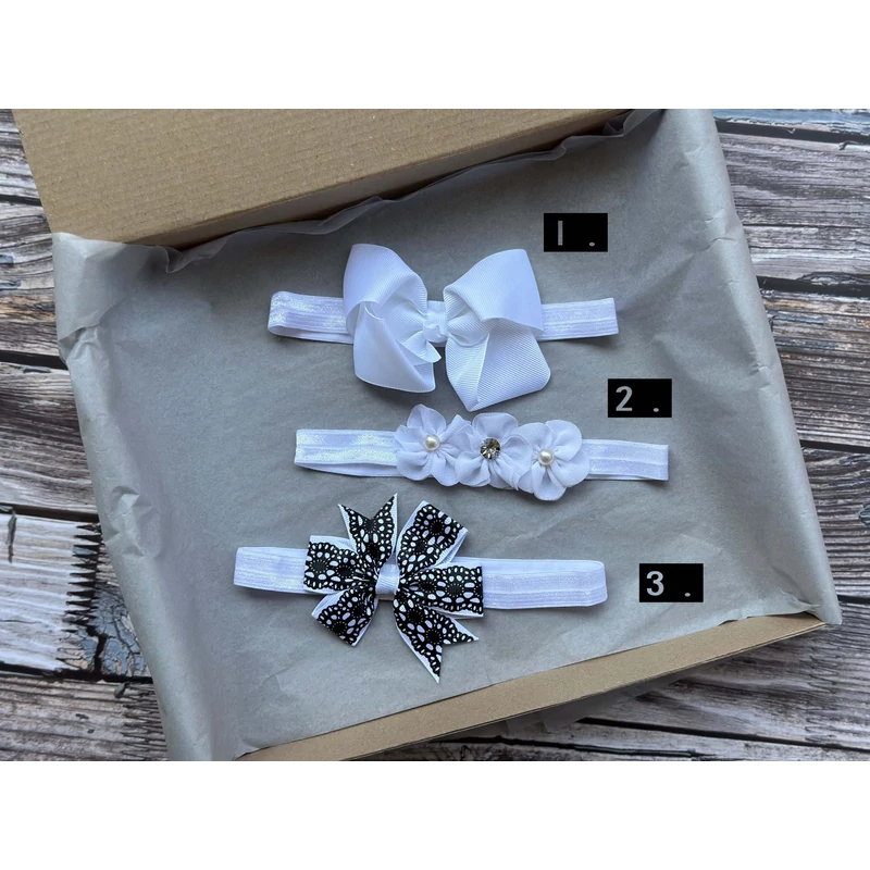 Fehér színű hajpánt