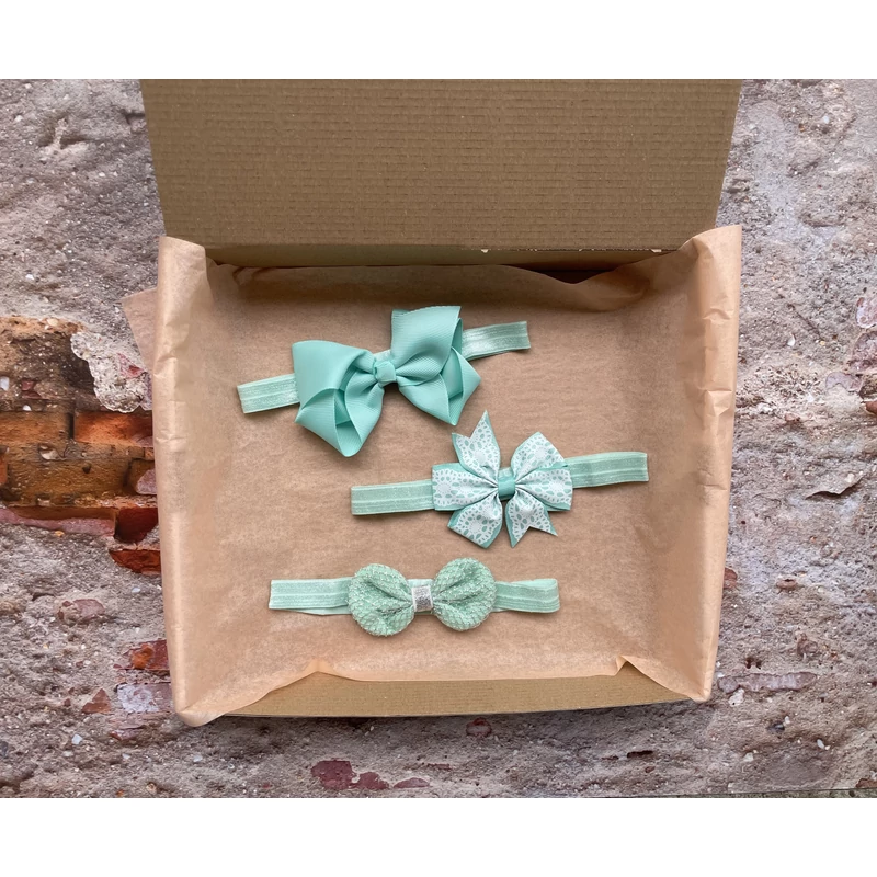 Menta színű hajpánt