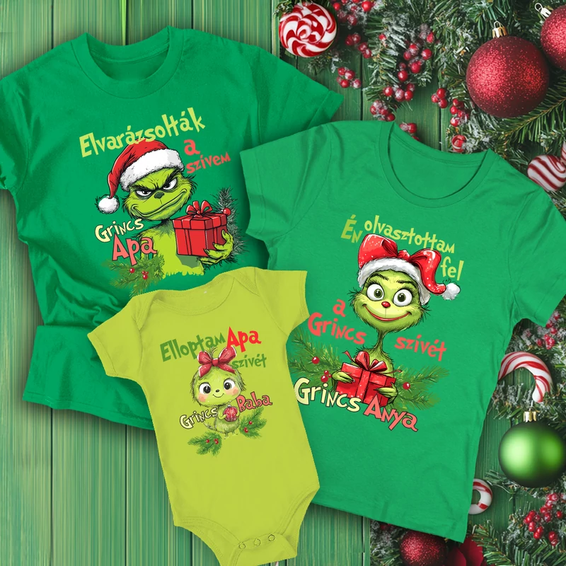 4 részes Grincs Karácsonyi szett (Vicces felirattal)