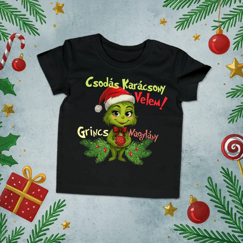 Grincs Kislány- Csodás Karácsony velem - Gyerek póló