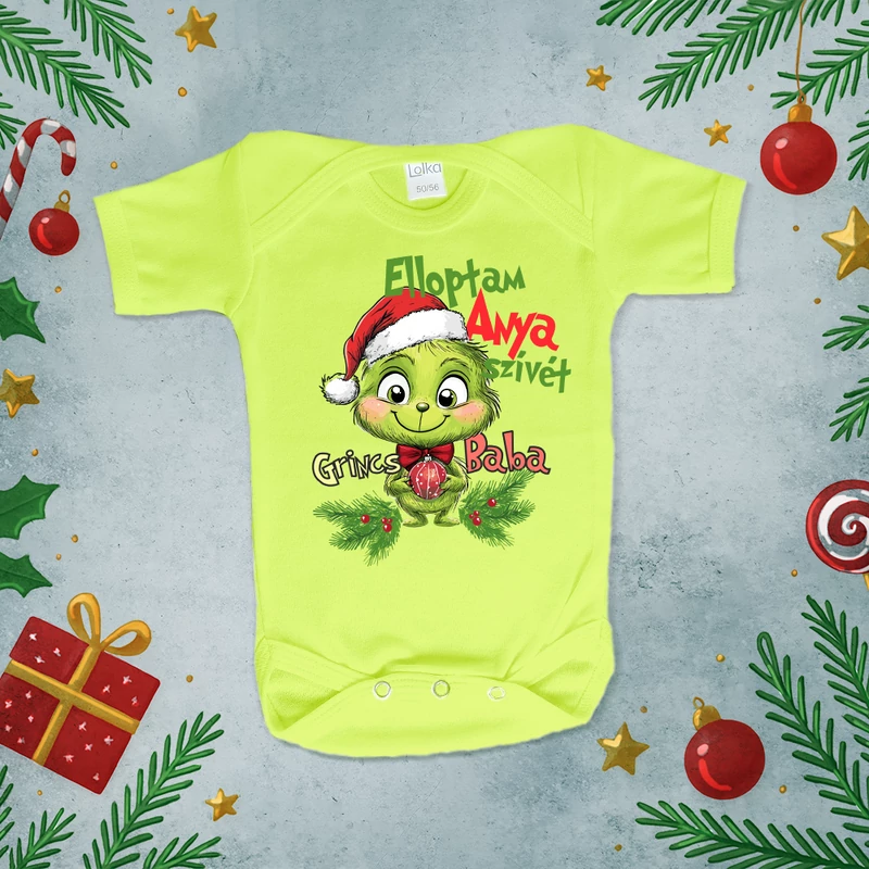 Elloptam anya szívét - Grincs Babaruha (Kisfiú baba grincs)