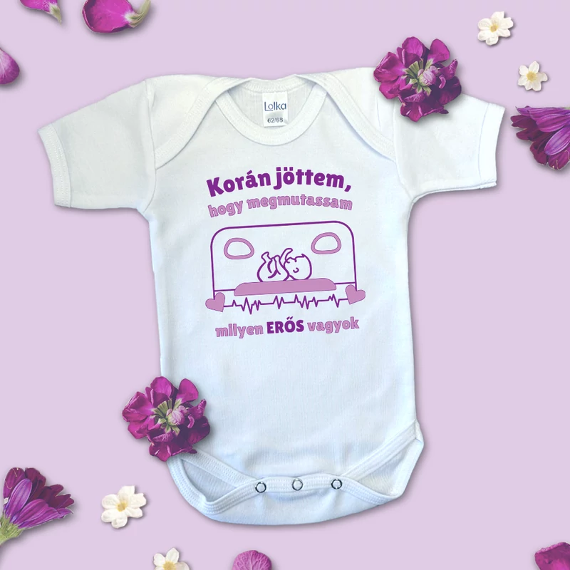 Korán jöttem, hogy megmutassam milyen erős vagyok - Babaruha