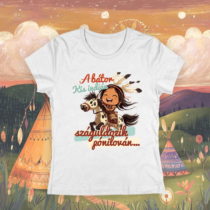 A bátor kis indinán - Női póló