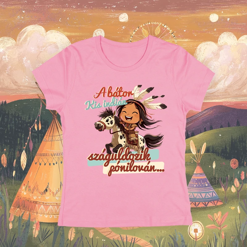 A bátor kis indinán - Női póló