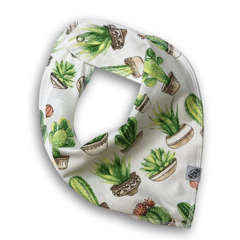 Nyálfogó kendő - Kaktusz