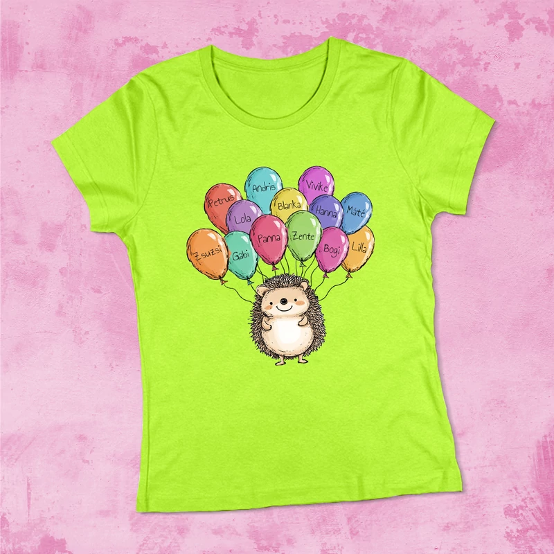 Süni lufikkal - Búcsúpóló Óvónéniknek (Ovisok nevével, egyedi)