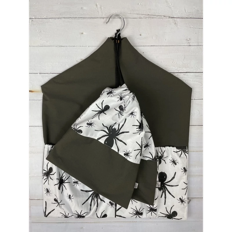 Ovizsák szett - Pókok (Mocsárbarna) - Egyedi felirattal is rendelhető