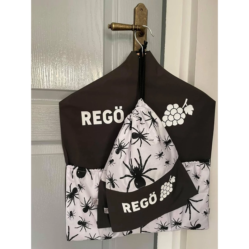 Ovizsák szett - Pókok (Mocsárbarna) - Egyedi felirattal is rendelhető