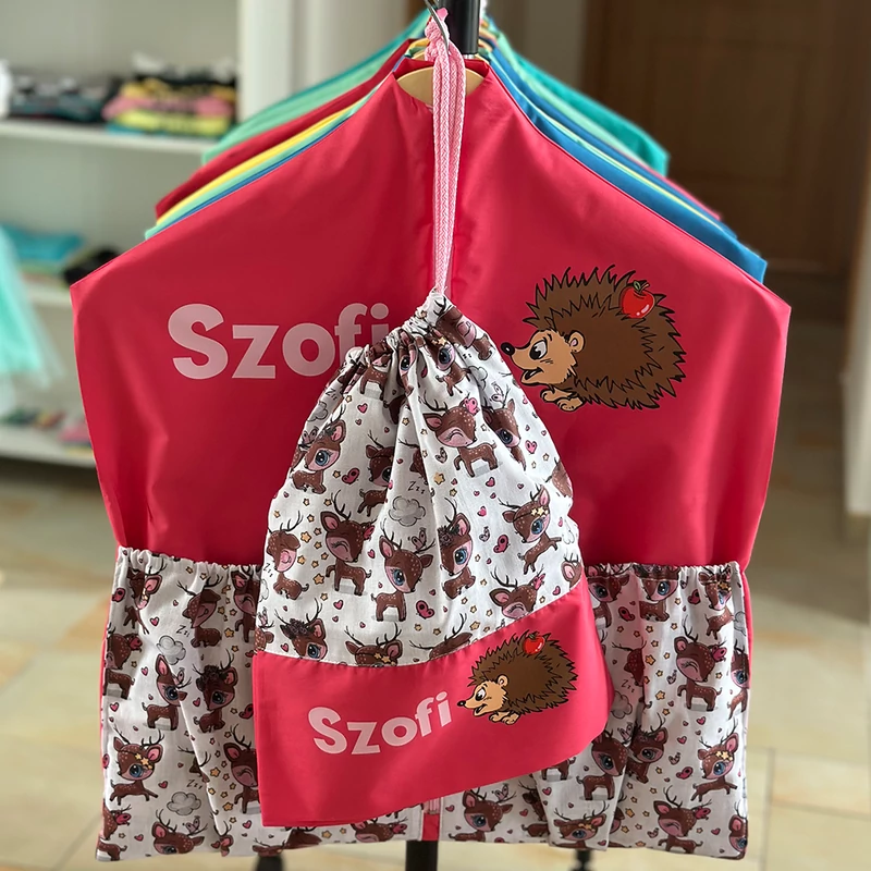 Ovizsák szett - Őzike (Rózsaszín) - Egyedi felirattal is rendelhető