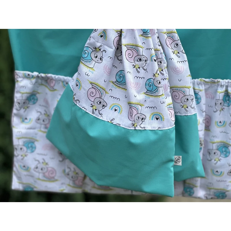 Ovizsák szett - Csigabiga (Türkiz) - Egyedi felirattal is rendelhető