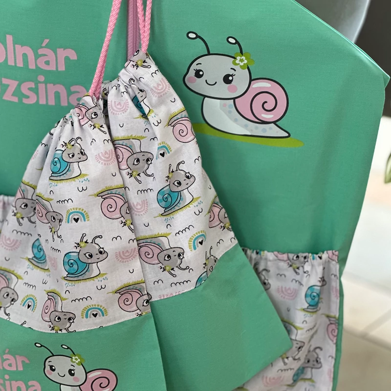Ovizsák szett - Csigabiga (Menta) - Egyedi felirattal is rendelhető